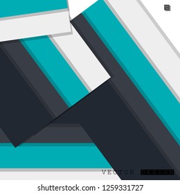 Abstract vector design with a background of colorful line patterns , vector design