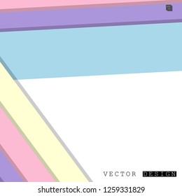 Abstract vector design with a background of colorful line patterns , vector design
