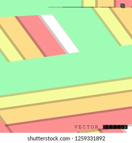 Abstract vector design with a background of colorful line patterns , vector design