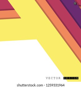Abstract vector design with a background of colorful line patterns , vector design
