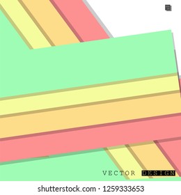 Abstract vector design with a background of colorful line patterns , vector design