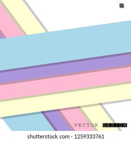 Abstract vector design with a background of colorful line patterns , vector design