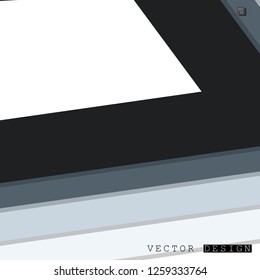 Abstract vector design with a background of colorful line patterns , vector design