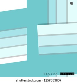 Abstract vector design with a background of colorful line patterns , vector design