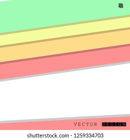 Abstract vector design with a background of colorful line patterns , vector design