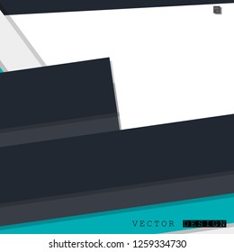 Abstract vector design with a background of colorful line patterns , vector design