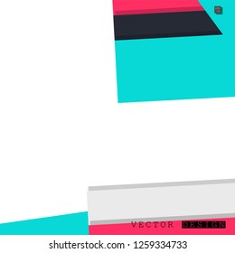 Abstract vector design with a background of colorful line patterns , vector design