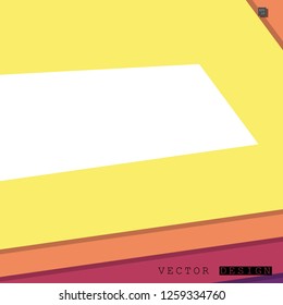 Abstract vector design with a background of colorful line patterns , vector design