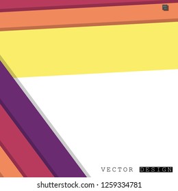Abstract vector design with a background of colorful line patterns , vector design