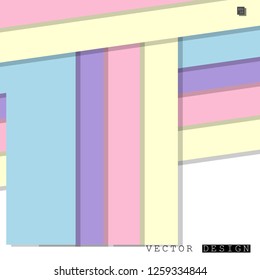 Abstract vector design with a background of colorful line patterns , vector design