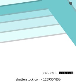 Abstract vector design with a background of colorful line patterns , vector design