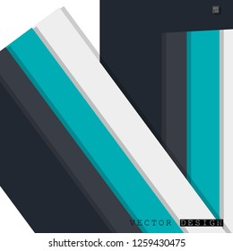Abstract vector design with a background of colorful line patterns , vector design