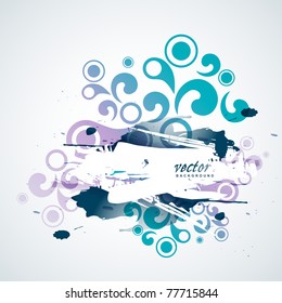abstract vector design background illustration