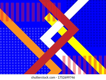 Abstract vector design of background textures, bright posters, backgrounds with a combination of stripes of different colors.
