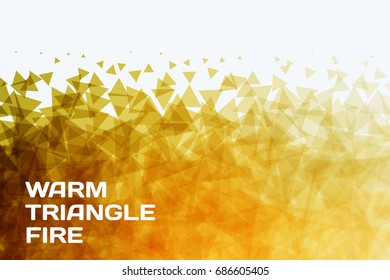 Abstract vector design background with triangles