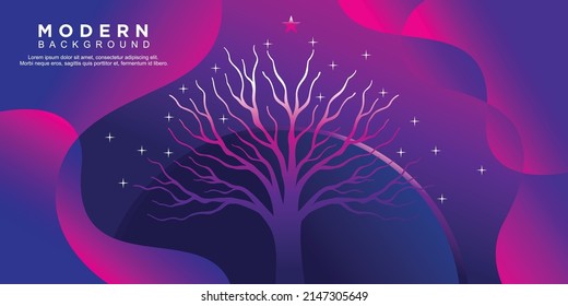 Abstract vector design for banner and background design template with modern color 