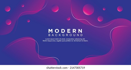 Abstract vector design for banner and background design template with modern color 