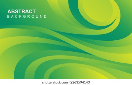 Abstract vector design for banner and background design template with green color concept