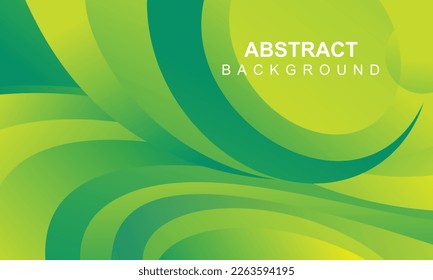 Abstract vector design for banner and background design template with green color concept