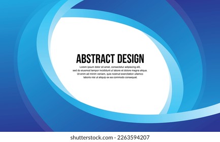 Abstract vector design for banner and background design template with blue color concept 