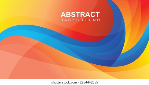 Abstract vector design for banner with modern color concept 