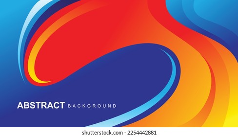 Abstract vector design for banner with modern color concept 