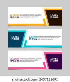 Abstract vector design banner web template. banner design eps 10
