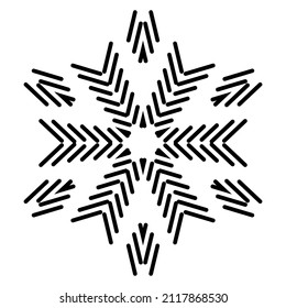 Abstract vector design in black color. Perfect for corporate, background, t-shirt, and so on.