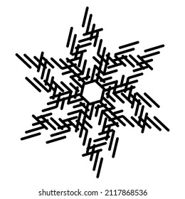 Abstract vector design in black color. Perfect for corporate, background, t-shirt, and so on.