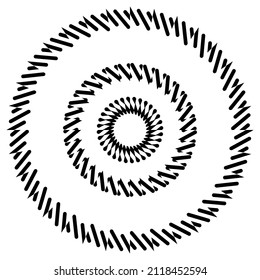 Abstract vector design in black color. Perfect for corporate, background, t-shirt, and so on.