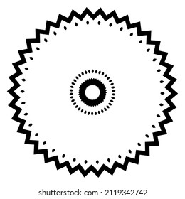 Abstract vector design in black color. Perfect for corporate, background, t-shirt, and so on.