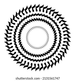 Abstract vector design in black color. Perfect for corporate, background, t-shirt,
