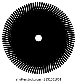 Abstract vector design in black color. Perfect for corporate, background, t-shirt
