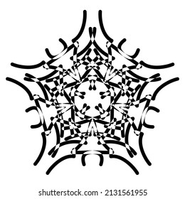 Diseño vector abstracto en color negro. Perfecto para empresas, fondos, camisetas