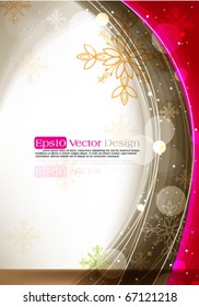 Diseño de vector abstracto para Navidad