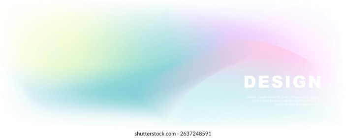 abstract vector design colorful soft liquid effect style vector illustration