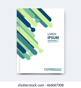 Abstract vector design for cover, poster, banner, flayer, business card, magazine annual report, title page, brochure template layout or booklet .A4 size with geometric shapes on white background.