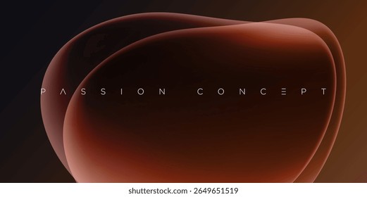 Abstract vector design with curved glowing red shapes and smooth gradients. Great for premium branding, modern digital artwork, elegant presentations, and creative visual compositions.