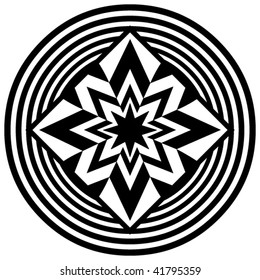 abstract vector design element