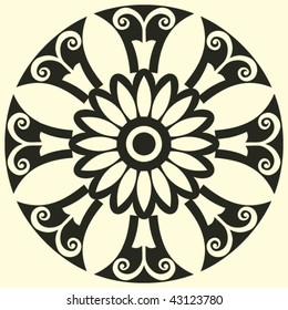 abstract vector design element