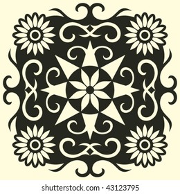 abstract vector design element