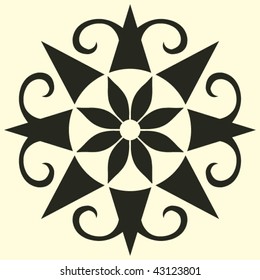 abstract vector design element