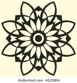 abstract vector design element