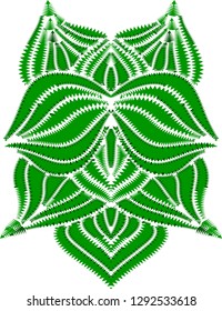 Abstract vector design element. Decorative shape.