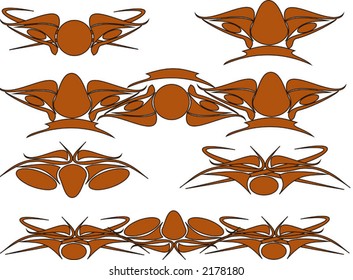 abstract vector design elements