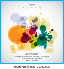Abstract vector design elements.