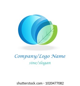 Abstract vector design elements for company, logo, brand or other business corporate