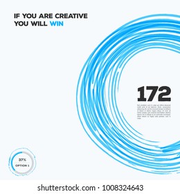 Abstract vector design elements for graphic poster