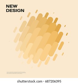 Abstract vector design elements for graphic layout.