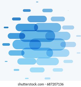 Abstract vector design elements for graphic layout.